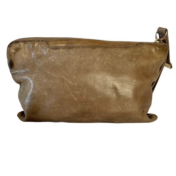 HOBO Light Brown Vintage Leather Slouchy Wristlet Handbag - Picture 2 of 10